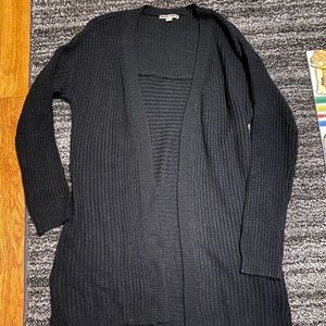Black cardigan